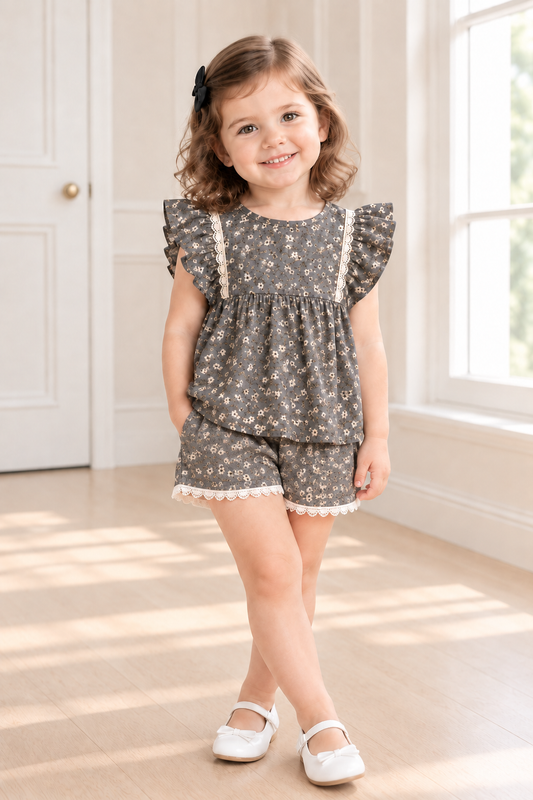 Brianna co-ord Smocked Frock