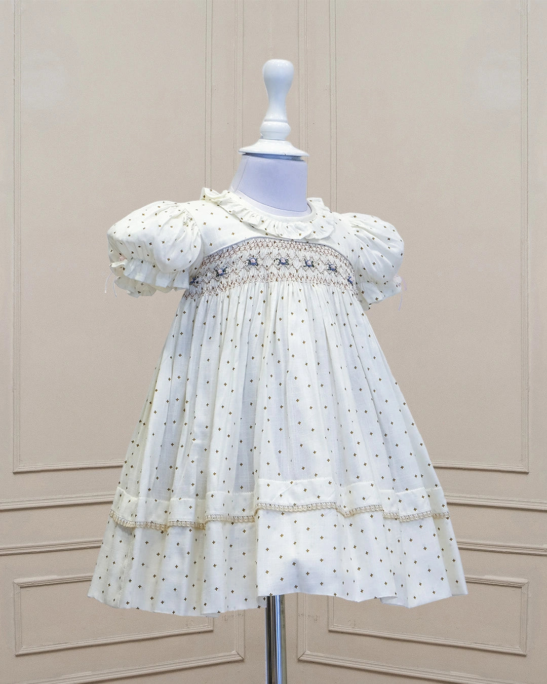 Leona Cross Smocked Frock