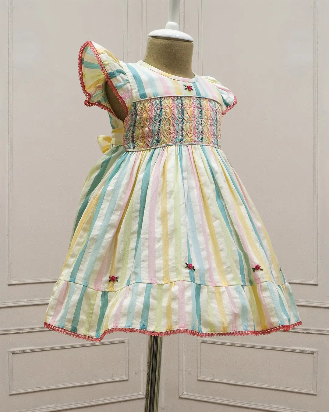 Unicorn Twist Smocked Frock