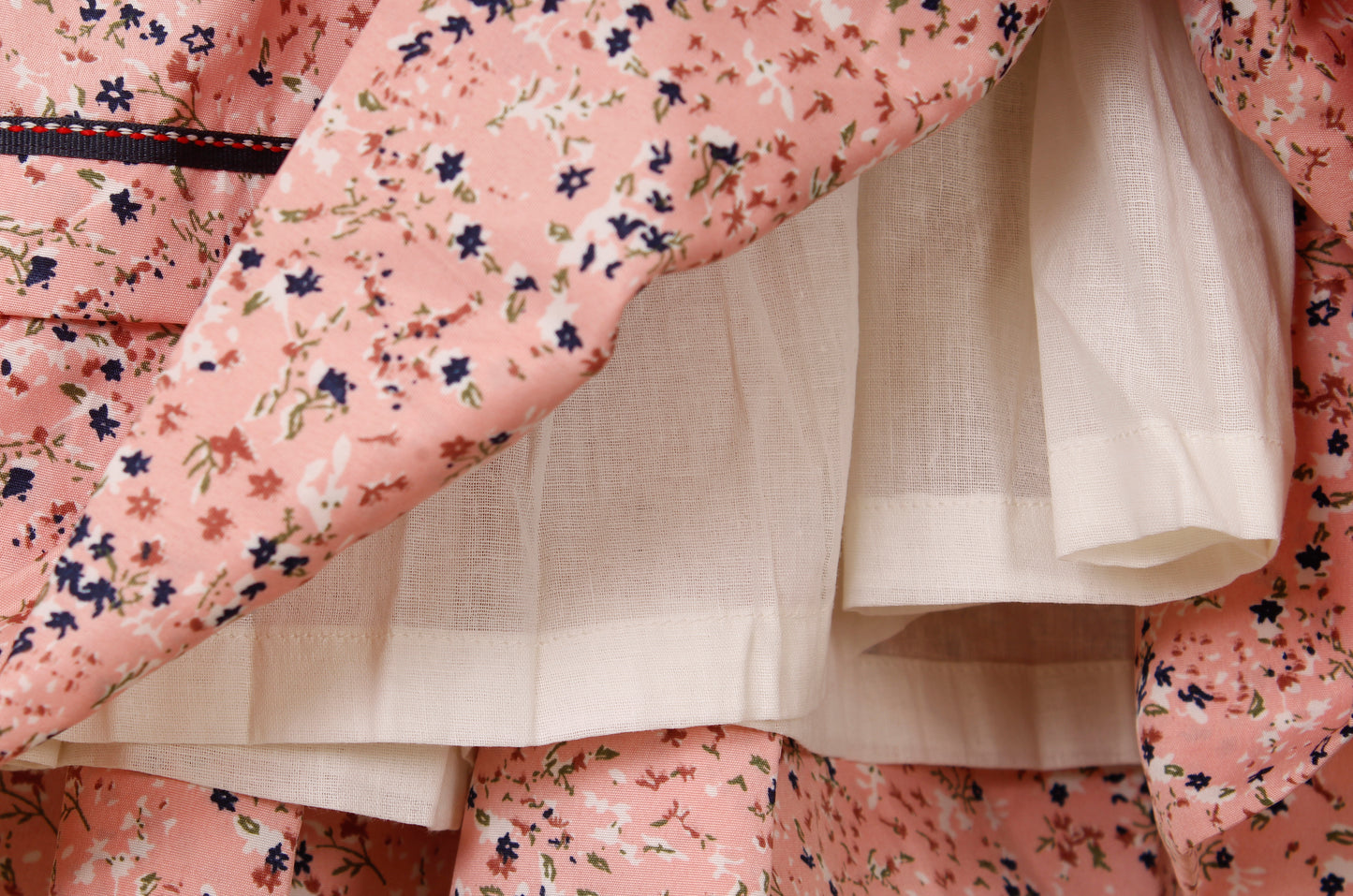 Whimsical Garden Pink Smocked Frock