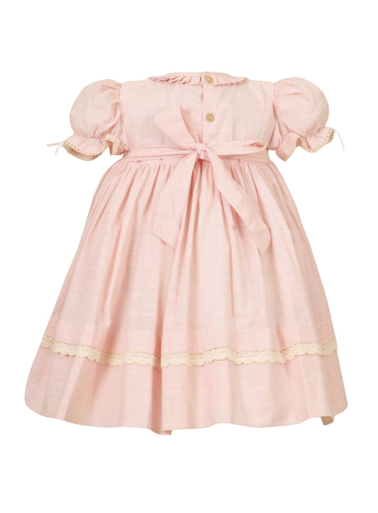 Butterfly Pink Smocked Frock