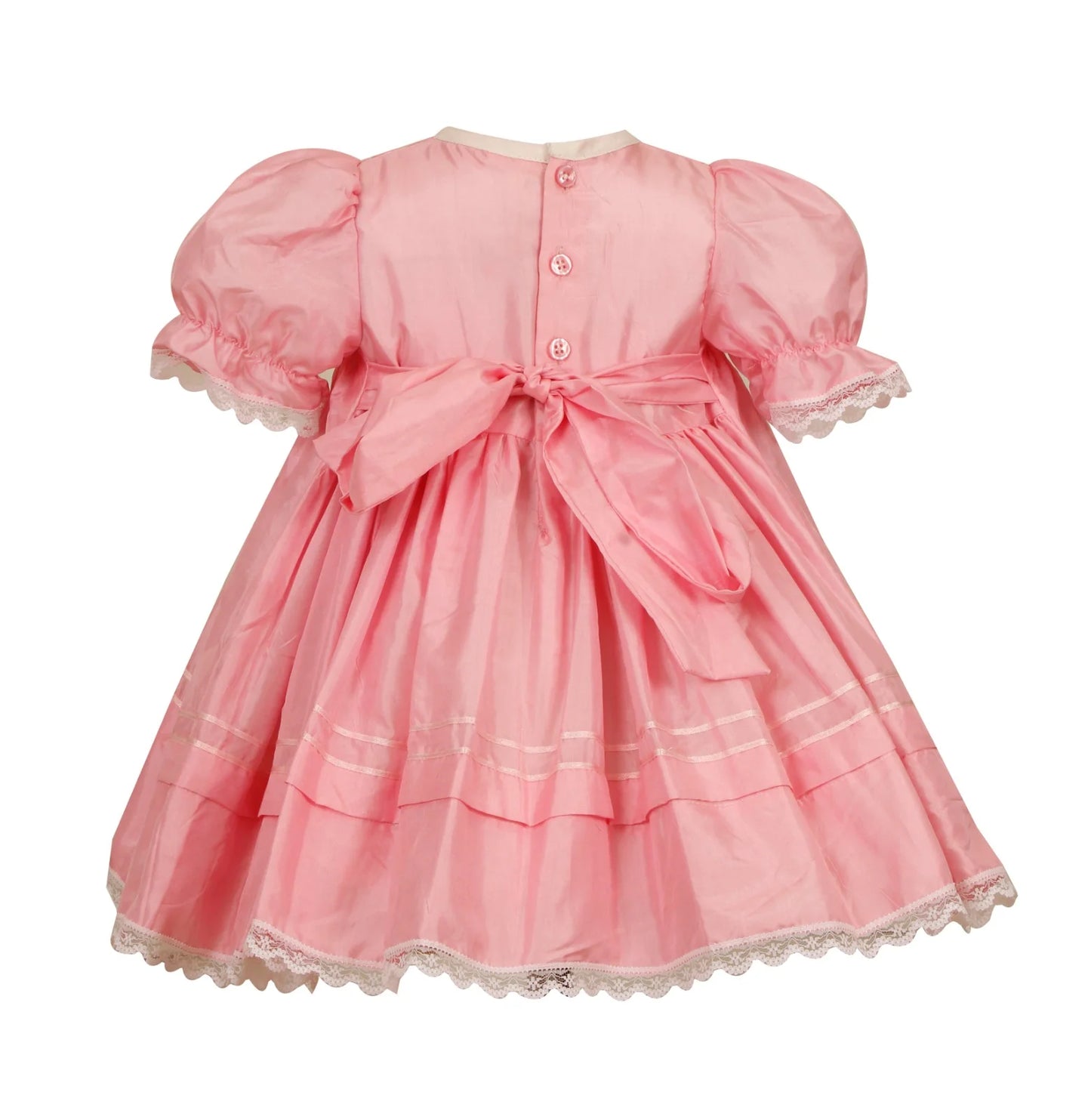 Sweetheart Silk Smocked Frock - Image 2