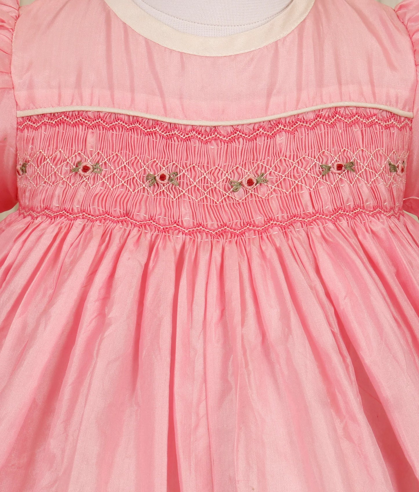 Sweetheart Silk Smocked Frock - Image 4