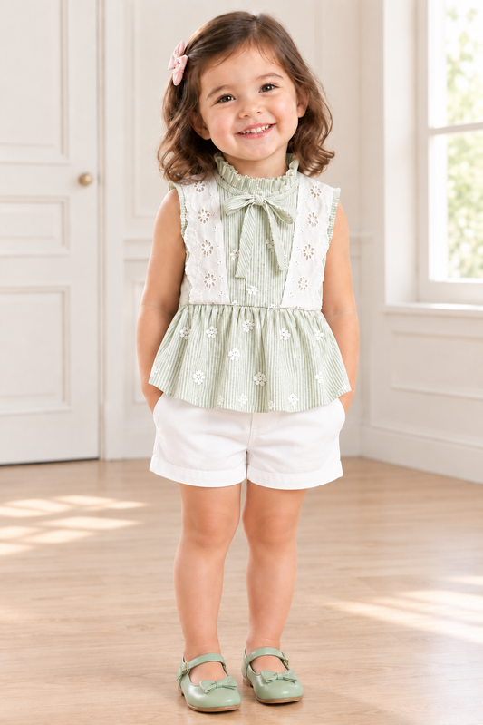 Kimberly Green Smocked Frock