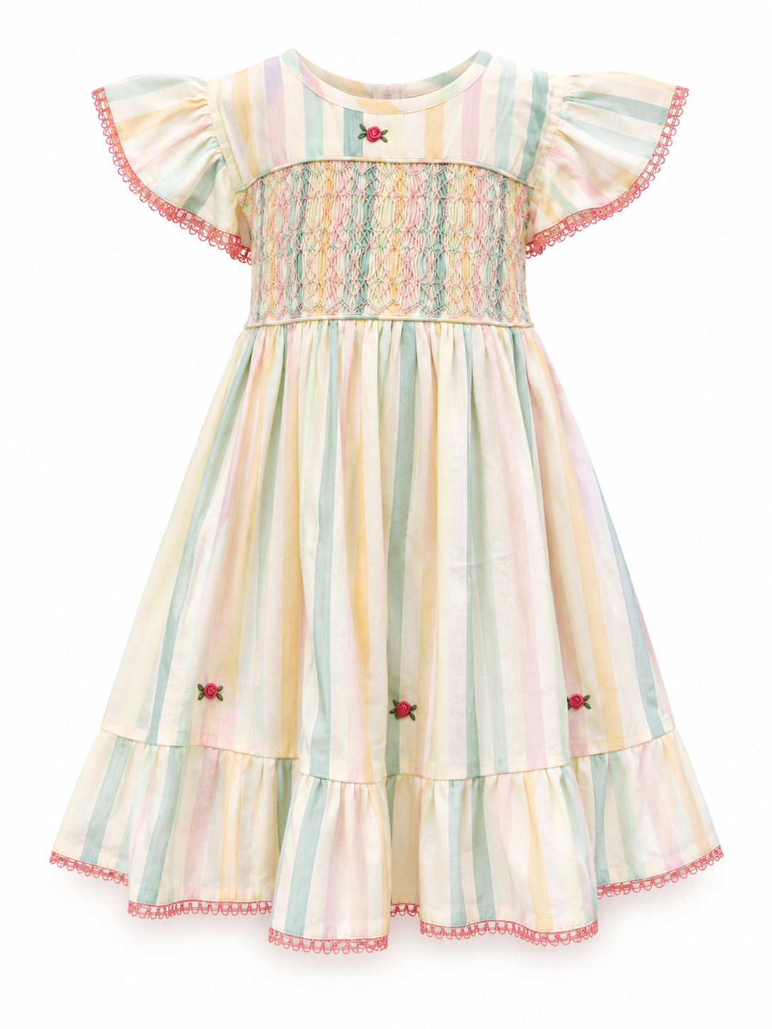 Unicorn Twist Smocked Frock