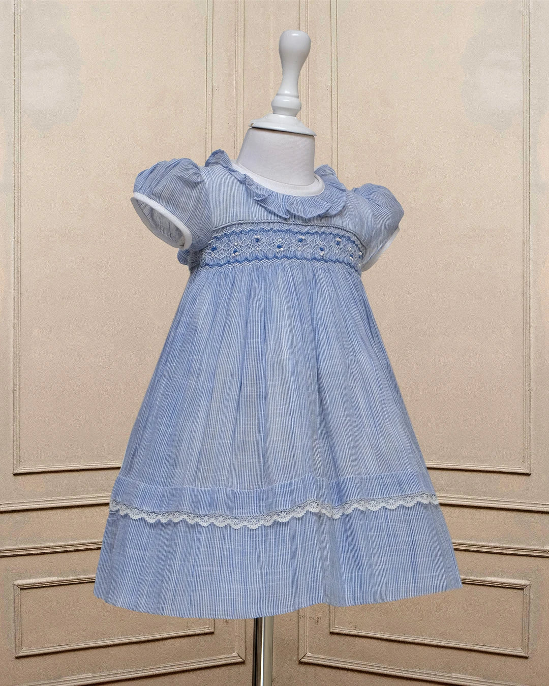 Alara Stripe Smocked Frock