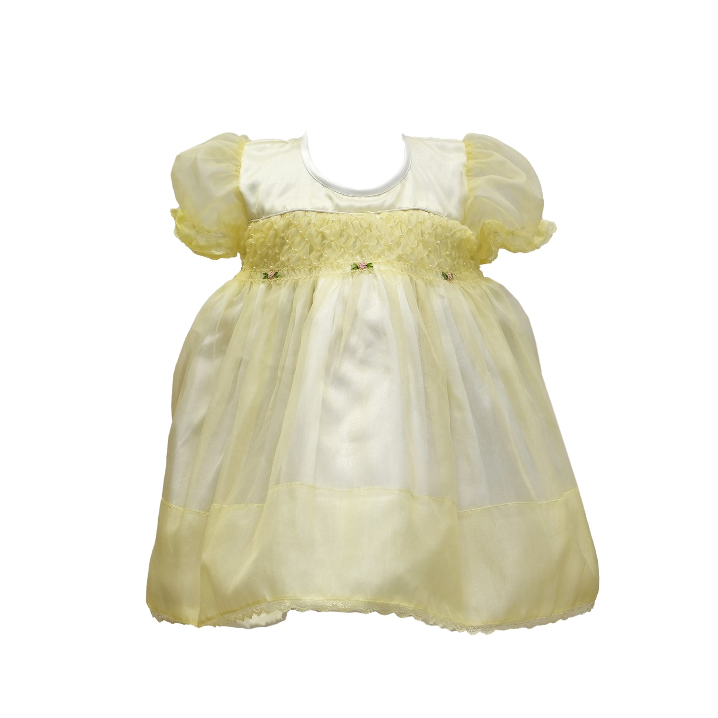 Emara Lemon Drop Smocked Frock