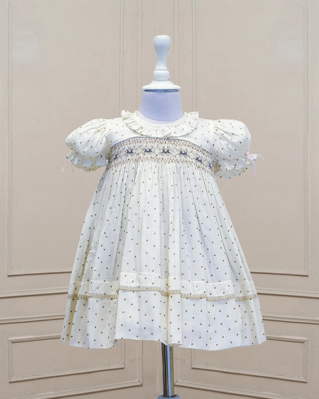Leona Cross Smocked Frock