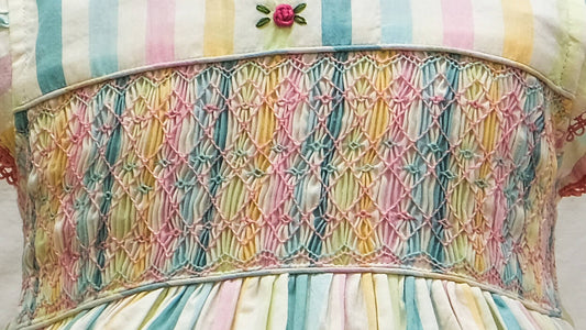 Unicorn Twist Smocked Frock