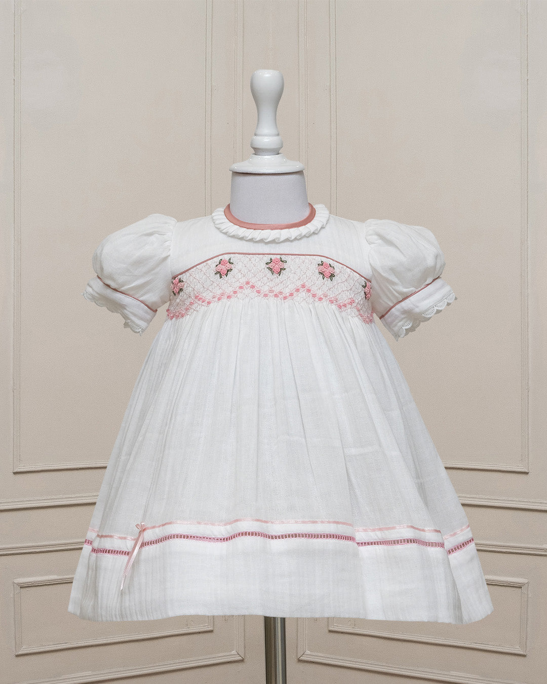 Pretty Polly Pink Smocked Frock