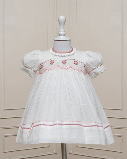 Pretty Polly Pink Smocked Frock