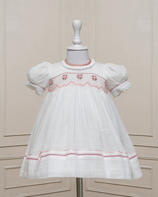 Pretty Polly Pink Smocked Frock