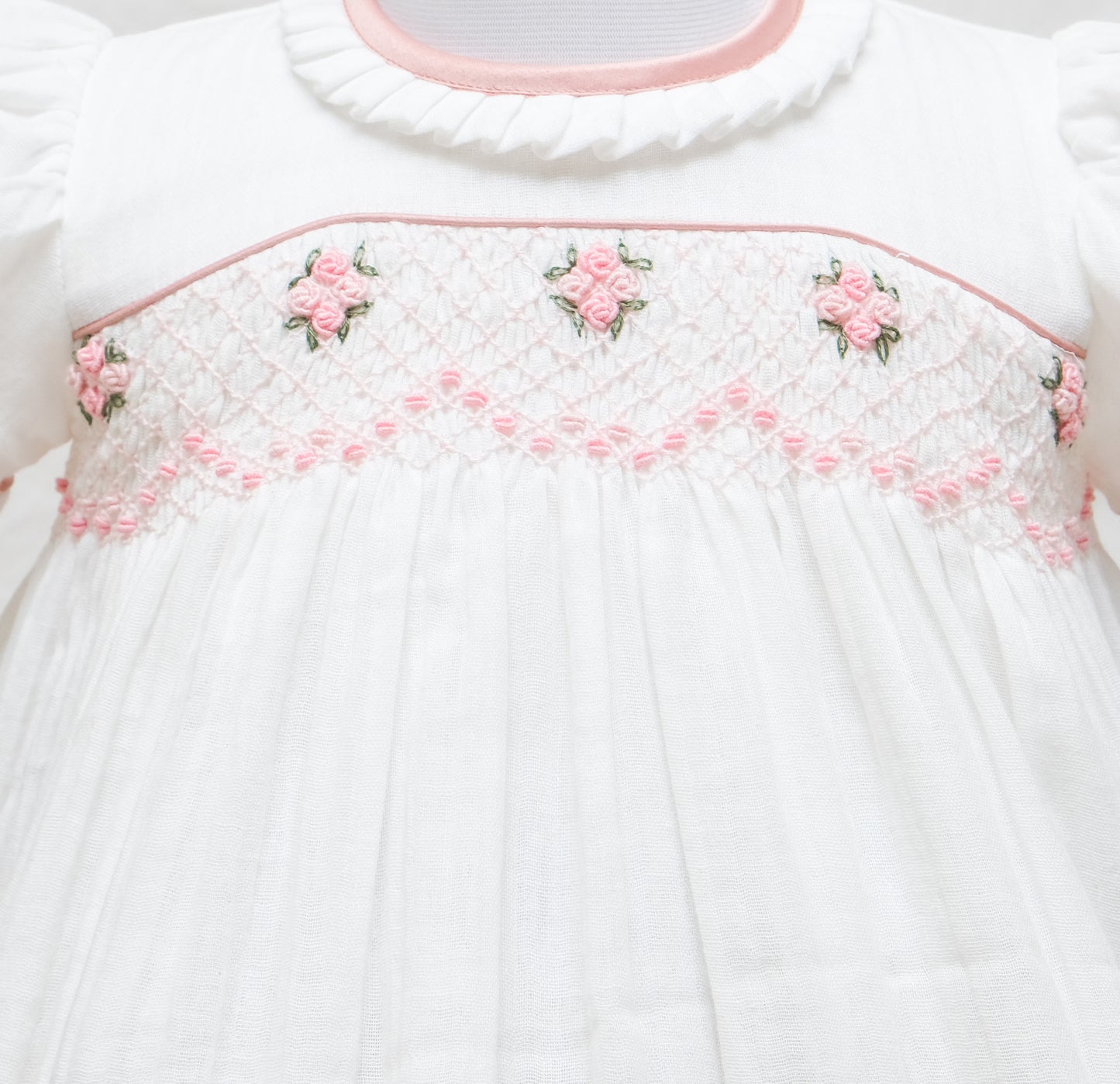 Pretty Polly Pink Smocked Frock