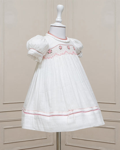 Pretty Polly Pink Smocked Frock