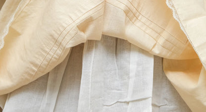 Campbell Lemon Beige Poplin Smocked Frock