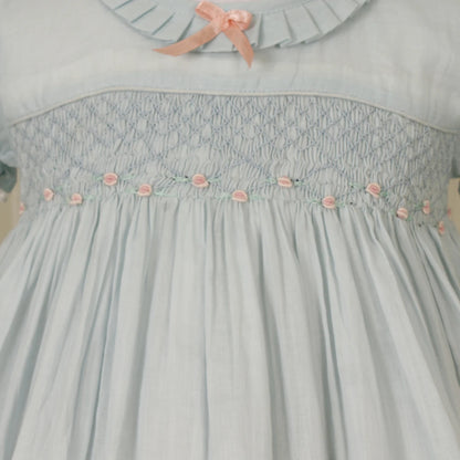 Cinderella Sky Blue Smocked Frock