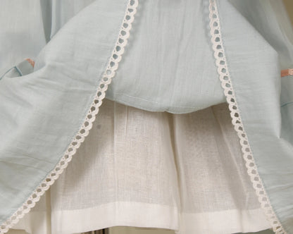 Cinderella Sky Blue Smocked Frock