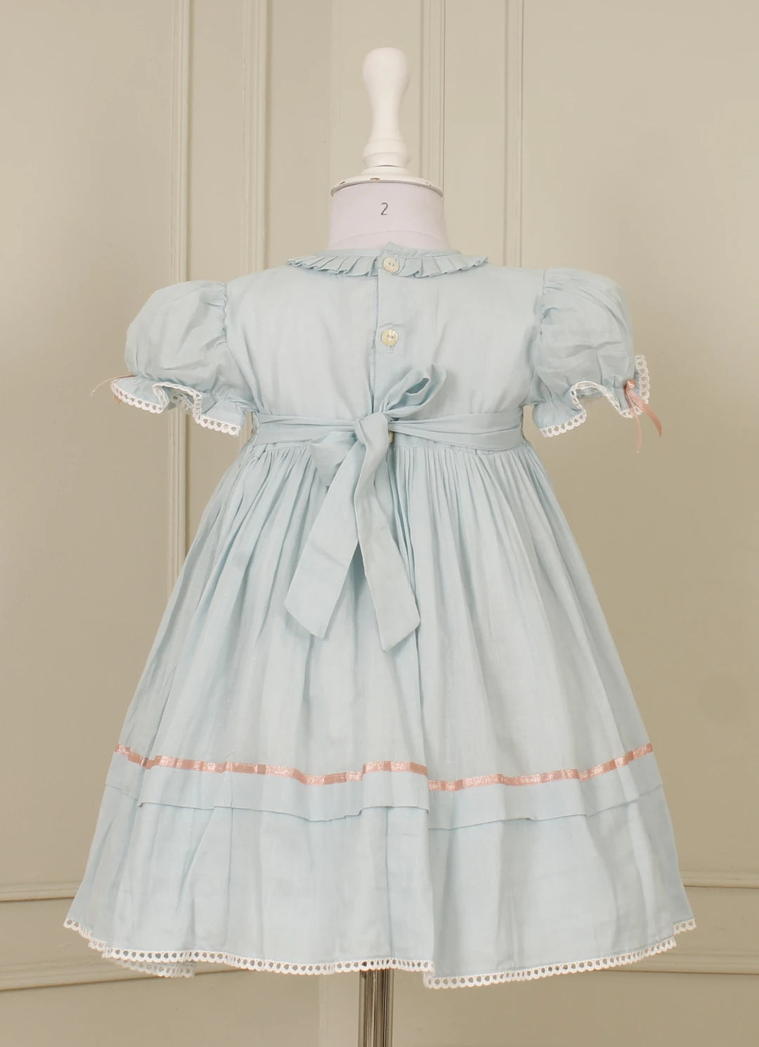 Cinderella Sky Blue Smocked Frock