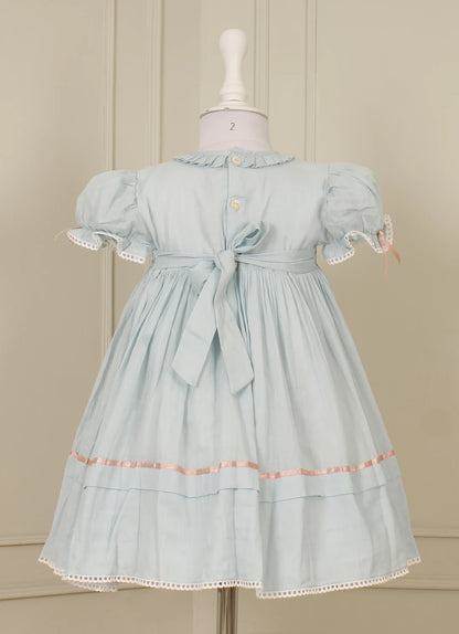 Cinderella Sky Blue Smocked Frock