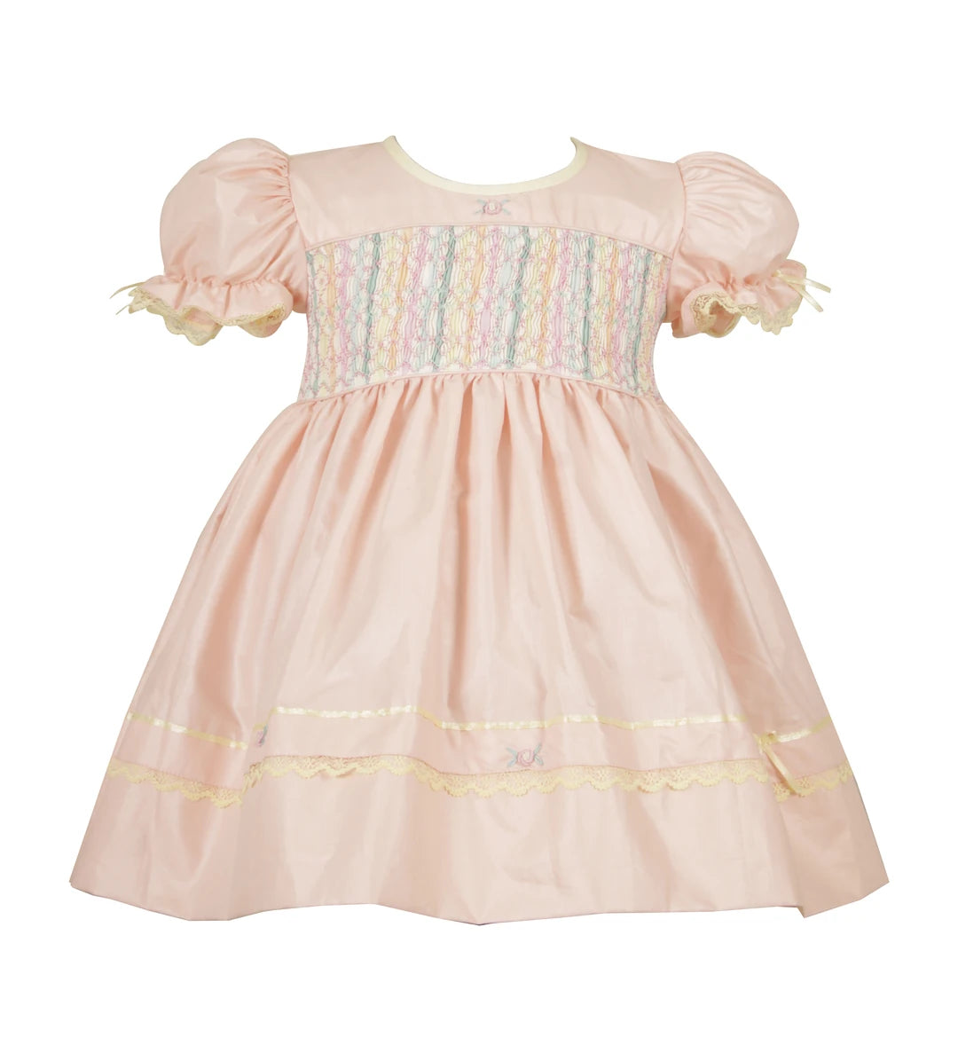 Lynette Peach Smocked Frock