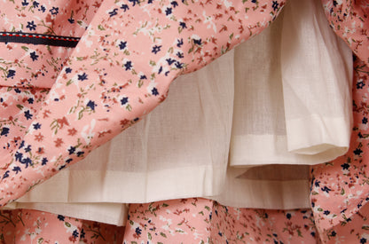 Whimsical Garden Pink Smocked Frock