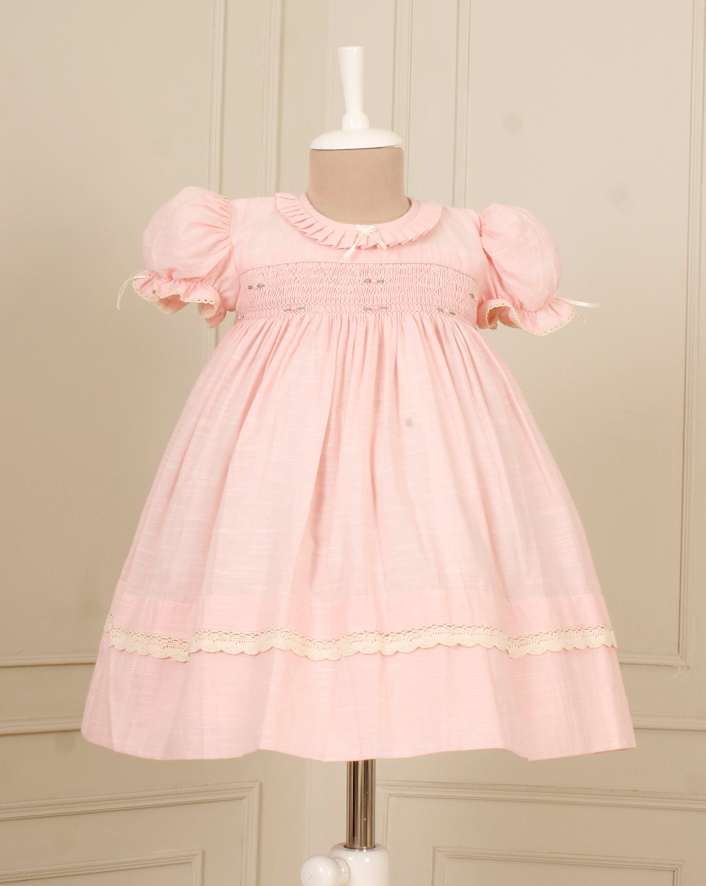 Butterfly Pink Smocked Frock