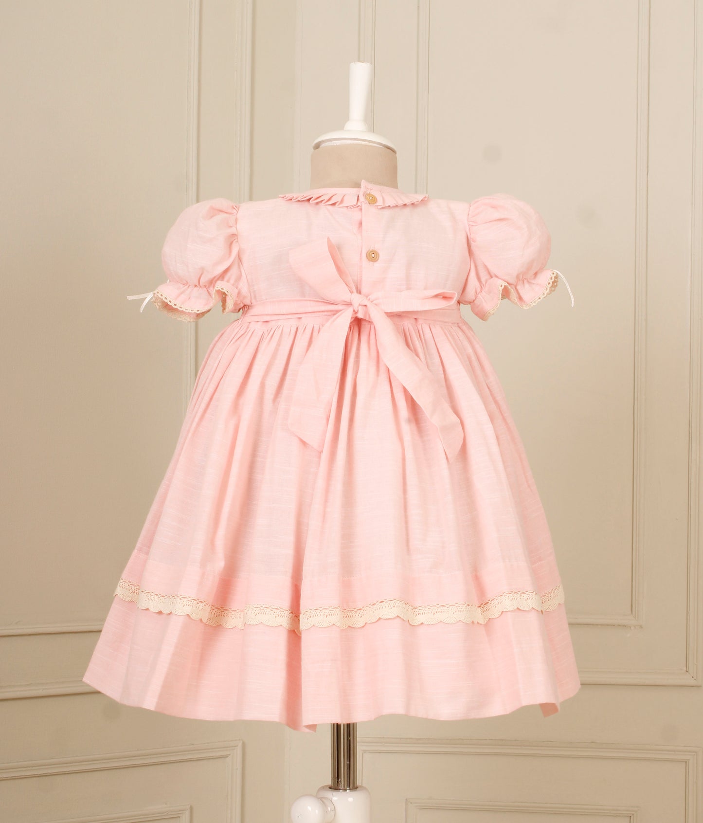 Butterfly Pink Smocked Frock