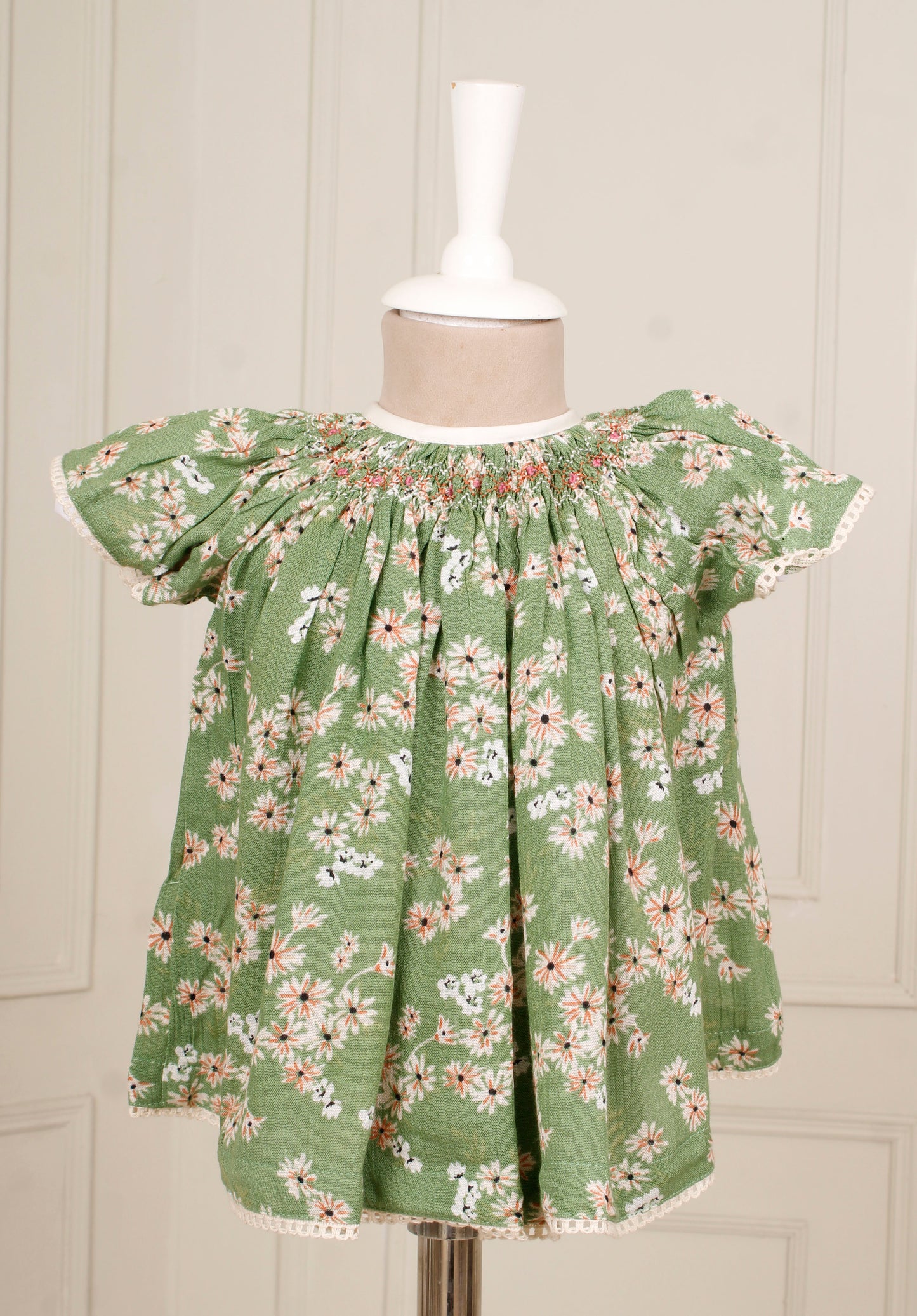 Daisy's Day Out Bishop Smocked Frock