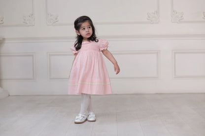 Leonora's Coral Dream Smocked Frock
