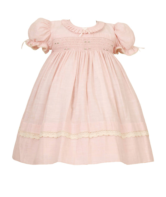 Butterfly Pink Smocked Frock