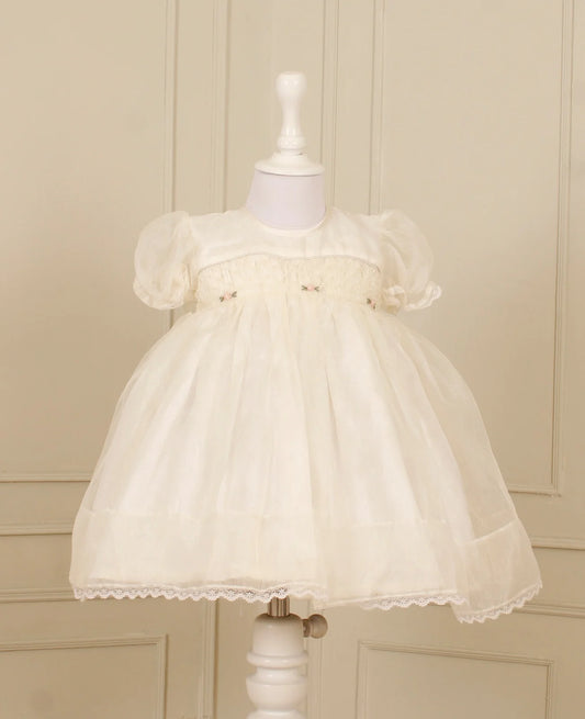 Ava Lemon Drop Smocked Frock - Image 4