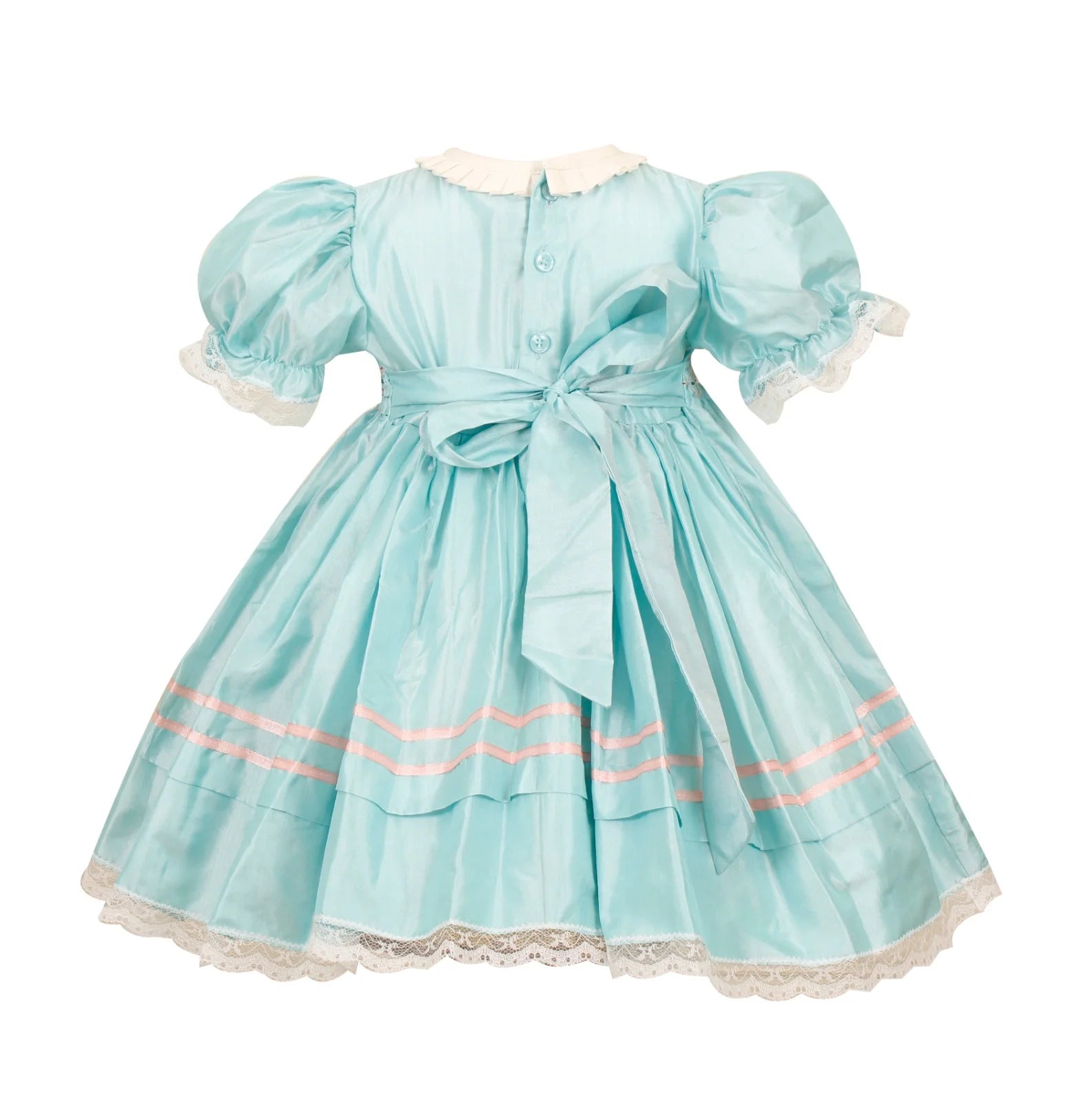 El-Louise Silk Smocked Frock - Image 2
