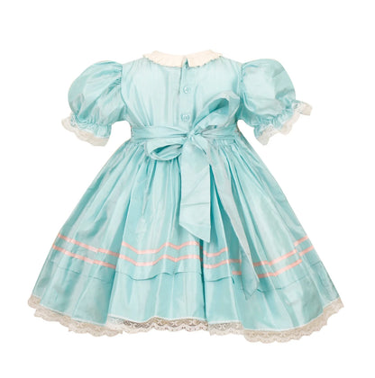 El-Louise Silk Smocked Frock - Image 2