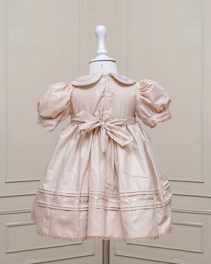 Mauve Delight Smocked Frock - Image 5
