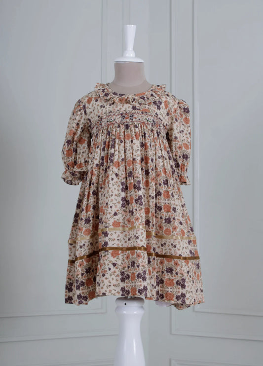 Penny Floral Smocked Frock - Image 1