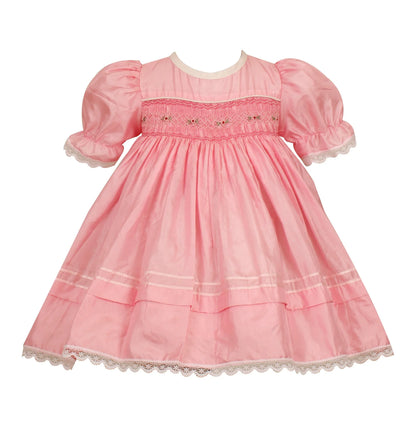 Sweetheart Silk Smocked Frock - Image 1