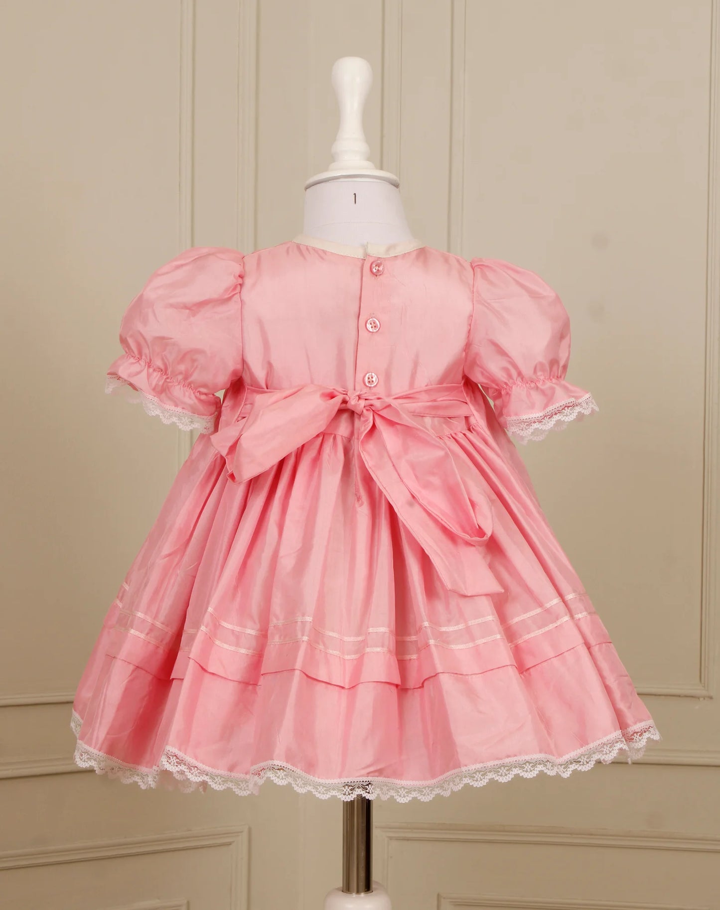 Sweetheart Silk Smocked Frock - Image 6
